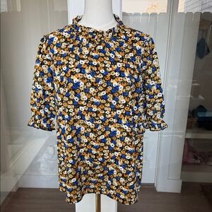 Floral Print Women's Blouse